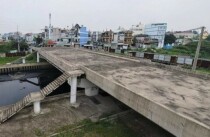 Cầu Tân Kỳ - Tân Quý đã đạt 70% khối lượng thi công và hiện đang tạm dừng (ảnh minh họa)
