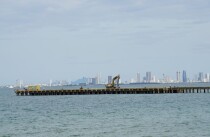 Khu vực xây dựng cảng Liên Chiểu.