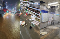 Thủ đô Seoul (Hàn Quốc) trong trận mưa lũ lịch sử xảy ra tối ngày 8/8.