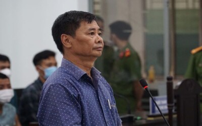Bị cáo Trần Văn Hùng - cựu chi cục trưởng Chi cục quản lý đất đai, Sở Tài nguyên và Môi trường Khánh Hòa.