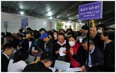 Hàng nghìn nhà đầu tư đổ về dự phiên tòa xử vụ Tân Hoàng Minh