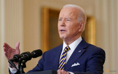 Tổng thống Joe Biden trong buổi họp báo tại Nhà Trắng ngày 19/1. Ảnh: Reuters