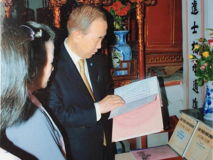 Thực hư thông tin ông Ban Ki Moon về Việt Nam nhận họ hàng?