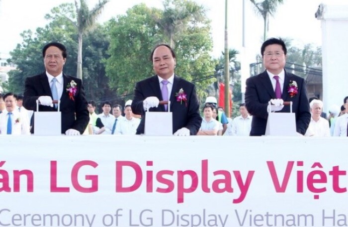Thủ tướng dự lễ khởi công dự án LG Display 1,5 tỷ USD ở Hải Phòng