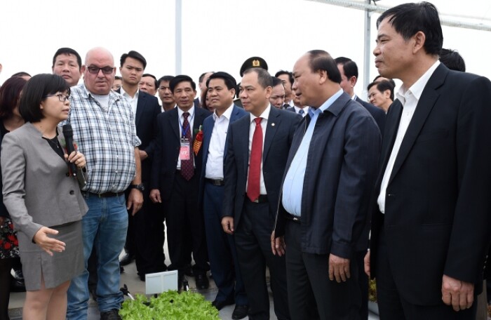 Thủ tướng dự lễ khởi động dự án nông nghiệp công nghệ cao của Vingroup