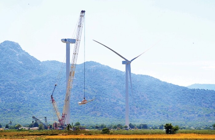 Khởi công giai đoạn II Dự án điện gió Đầm Nại trị giá 60 triệu USD
