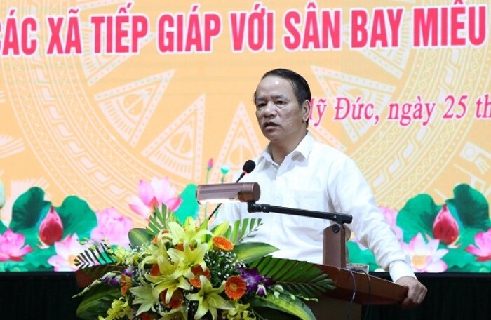 Lãnh đạo Thanh tra Chính phủ và TP. Hà Nội đối thoại với người dân Đồng Tâm
