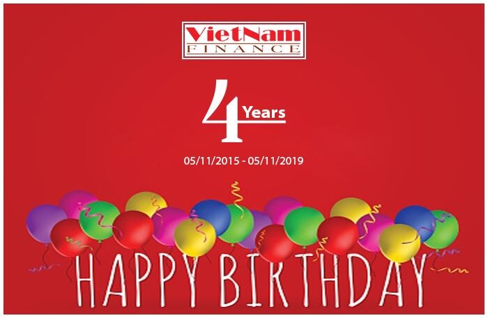Lời cảm ơn từ VietnamFinance nhân dịp sinh nhật lần thứ 4