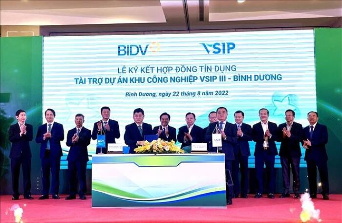 BIDV cho VSIP vay 4.600 tỷ làm khu công nghiệp VSIP III - Bình Dương