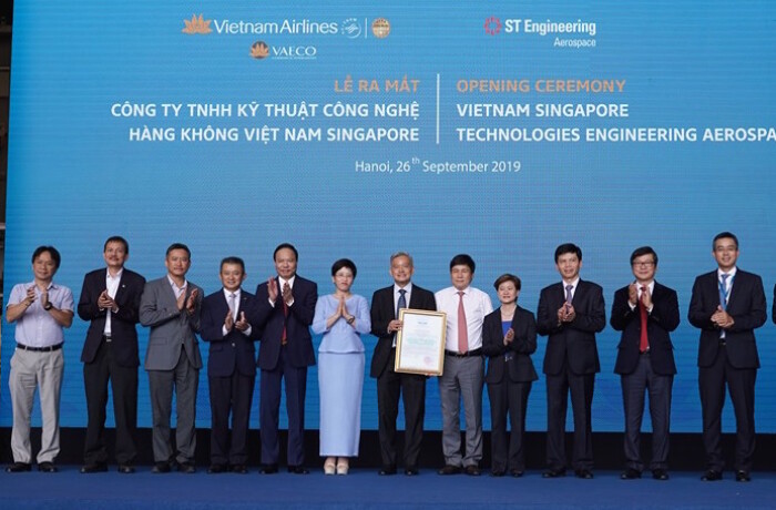 Chính thức ra mắt Công ty TNHH Kỹ thuật Công nghệ hàng không Việt Nam Singapore