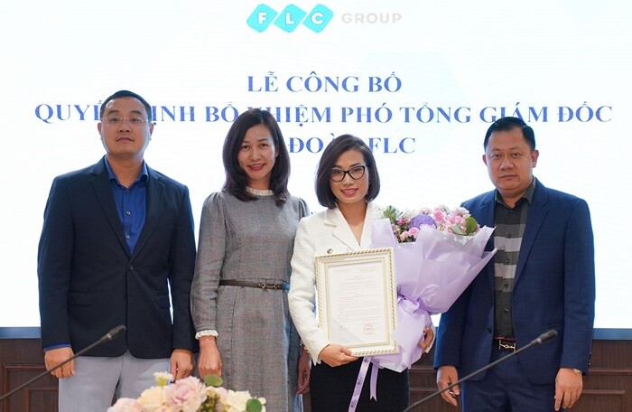 Bà Trần Thị Hương ngồi ghế Phó tổng giám đốc FLC