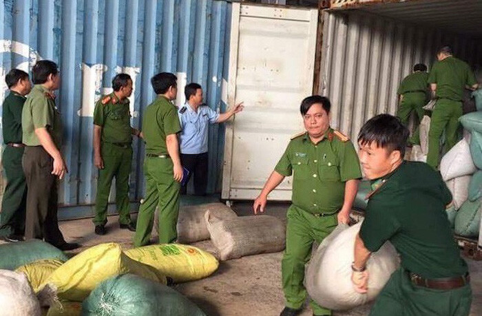 Bắt giữ 6 tấn vảy tê tê và 2 tấn ngà voi nhập lậu tại Cảng Đà Nẵng