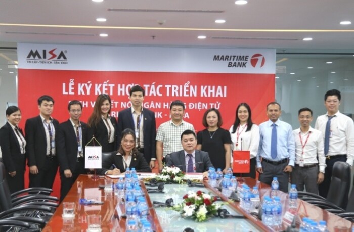 Maritime Bank 'bắt tay' MISA triển khai dịch vụ kết nối ngân hàng điện tử trên phần mềm kế toán