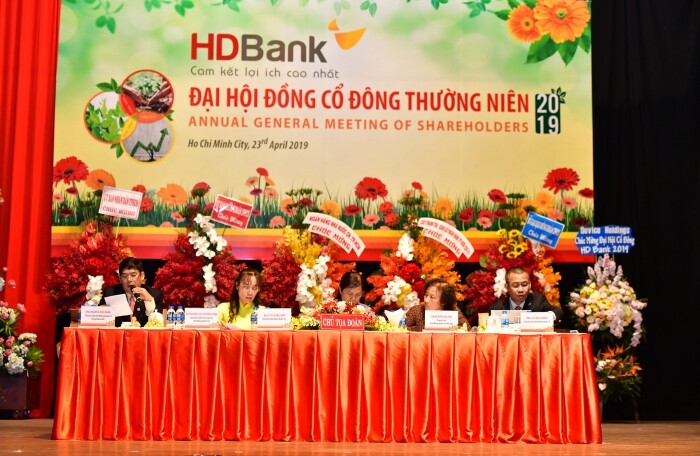 ĐHĐCĐ HDBank: Chia cổ tức và cổ phiếu thưởng 30%, mục tiêu lãi trước thuế 5.077 tỷ đồng