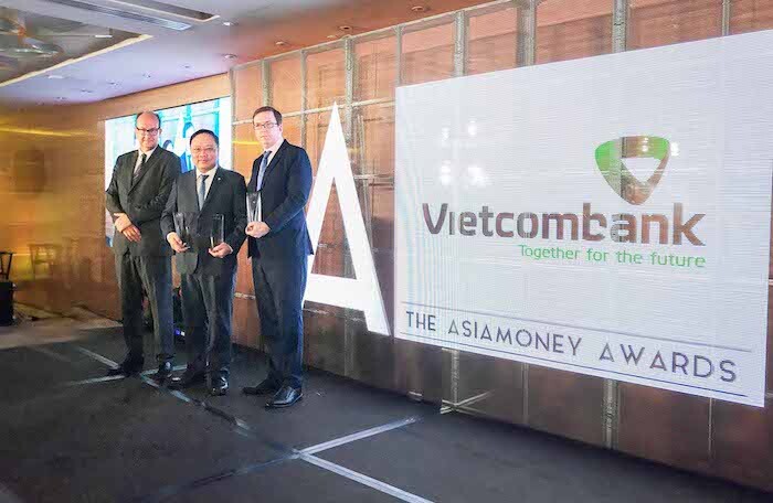 Vietcombank nhận nhiều giải thưởng của Asiamoney