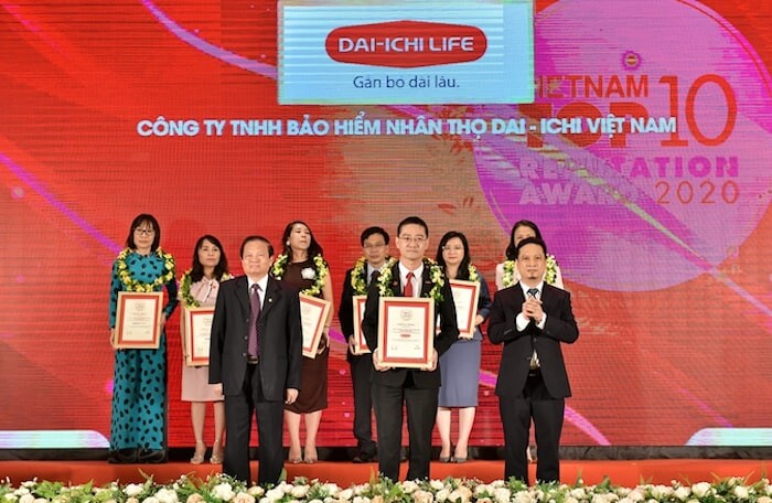 Dai-ichi Life Việt Nam vào ‘Top 10 công ty bảo hiểm nhân thọ uy tín năm 2020’