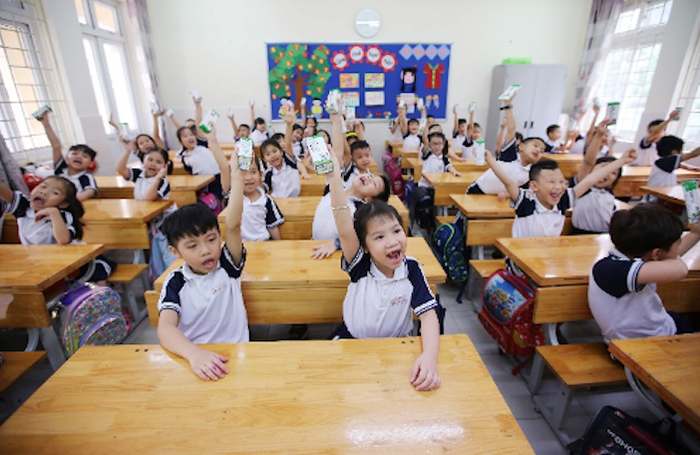 Hà Nội: Hơn 1 triệu trẻ mẫu giáo và học sinh tiểu học được thụ hưởng sữa học đường, đạt tỷ lệ 91,16%