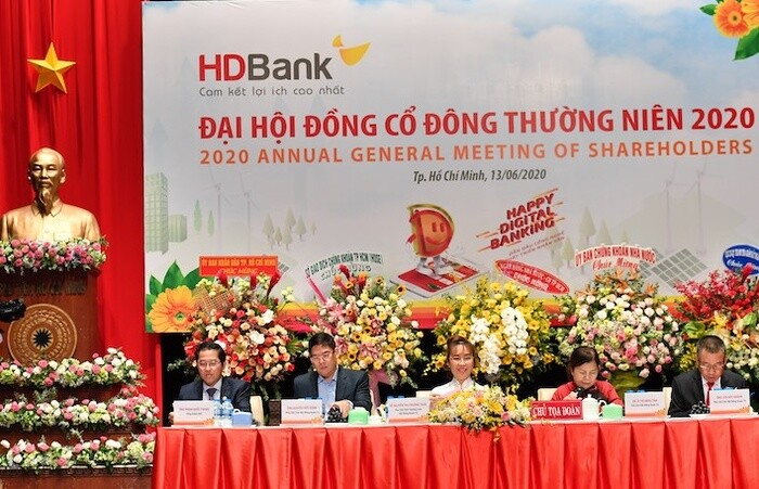 ĐHCĐ HDBank 2020: Tăng trưởng bền vững, tập trung vào chuyển đổi số, chất lượng tài sản, an toàn hoạt động