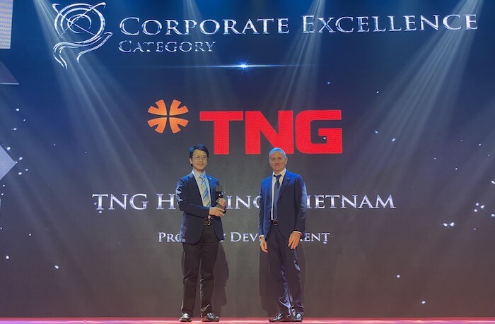 TNG Holdings Vietnam nhận giải thưởng 'Doanh nghiệp xuất sắc Châu Á'