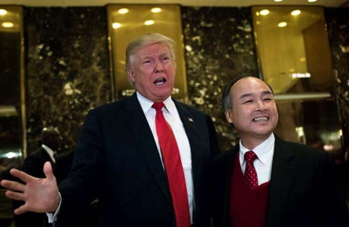 SoftBank bỏ ra 1 tỷ USD sau buổi trao đổi với ông Trump
