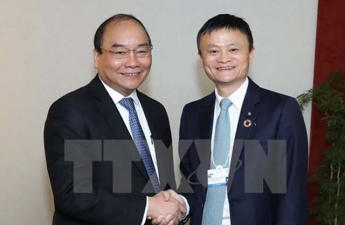 Thủ tướng đề nghị Jack Ma chia sẻ kinh nghiệm khởi nghiệp với doanh nghiệp Việt