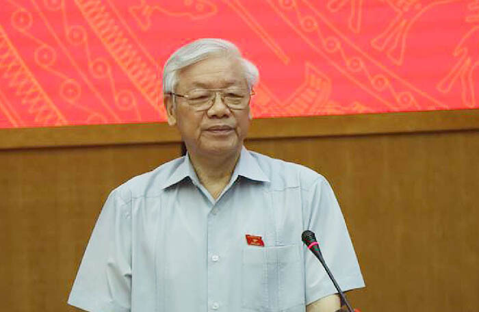 Tổng Bí thư Nguyễn Phú Trọng dự họp Chính phủ tháng 12/2017