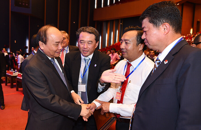 Thủ tướng gặp mặt các doanh nghiệp trước cuộc đối thoại chính thức