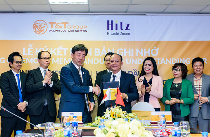 T&T ký kết hợp tác với Hitachi Zosen để phát triển các dự án phát điện từ chất thải