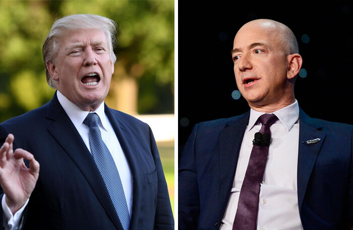 Tổng thống Trump 'thổi bay' 31 tỷ USD của Amazon