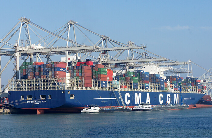 Cảng quốc tế Cái Mép đón tàu container 'siêu khủng' MARCO POLO