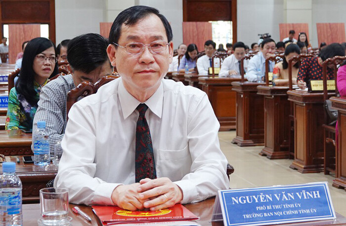 Ông Nguyễn Văn Vĩnh được bầu làm chủ tịch UBND tỉnh Tiền Giang