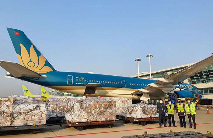 Vietnam Airlines triển khai hơn 130 chuyến bay chở hàng hóa đi quốc tế trong tháng 4
