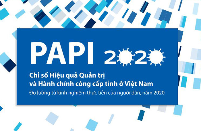 Báo cáo Chỉ số Hiệu quả quản trị và hành chính công cấp tỉnh ở Việt Nam (PAPI) năm 2020
