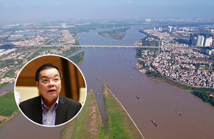 Chủ tịch Hà Nội Chu Ngọc Anh: 'Không để phát sinh thêm diện tích đất ở ngoài đê sông Hồng'