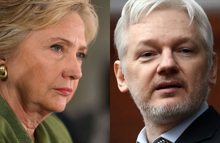 Bà Clinton bị tố muốn tiêu diệt nhà sáng lập WikiLeaks