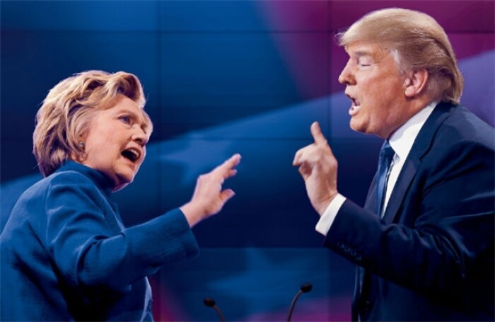 Trực tiếp bầu cử Mỹ: Tỷ số Donald Trump - Hillary Clinton 167 - 134