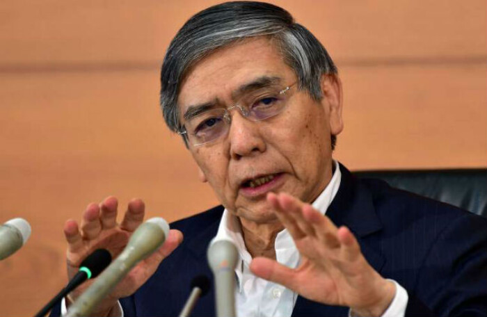 Thống đốc BOJ: 'Lãi suất âm không nhằm hạ giá đồng yên'