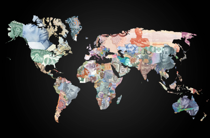 Bản đồ tiền tệ: giá trị tiền Việt thấp thứ 2 thế giới