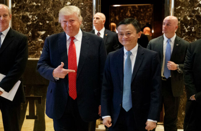 Trump gặp Jack Ma, bàn chuyện tạo một triệu việc làm tại Mỹ