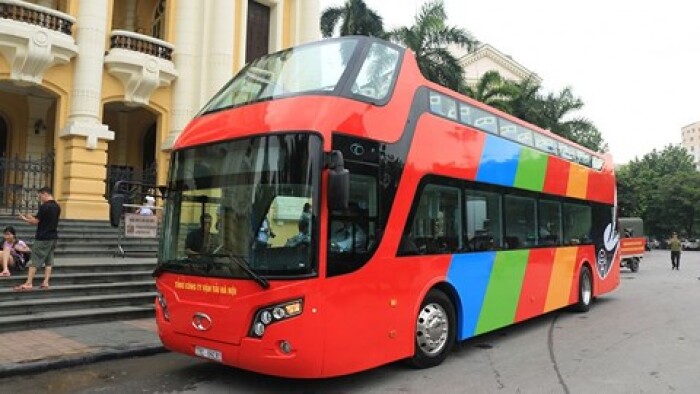 Xe buýt 2 tầng City tour tại Hà Nội chính thức khai trương vào ngày 30/5