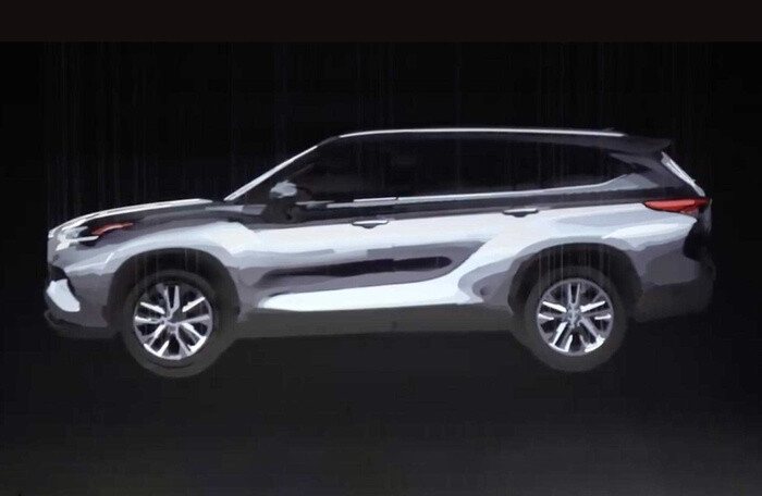 Toyota Highlander 2020 lộ diện: 'To' hơn thế hệ cũ
