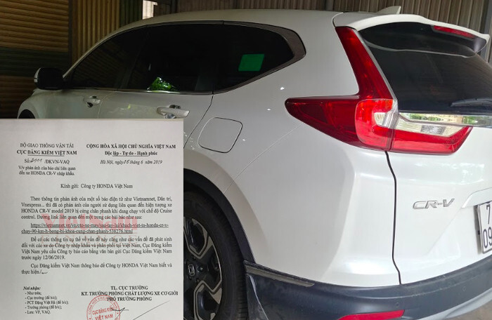 Vụ Honda CR-V bị ‘tố’ lỗi chân phanh: Honda Việt Nam vẫn chưa tìm ra nguyên nhân?