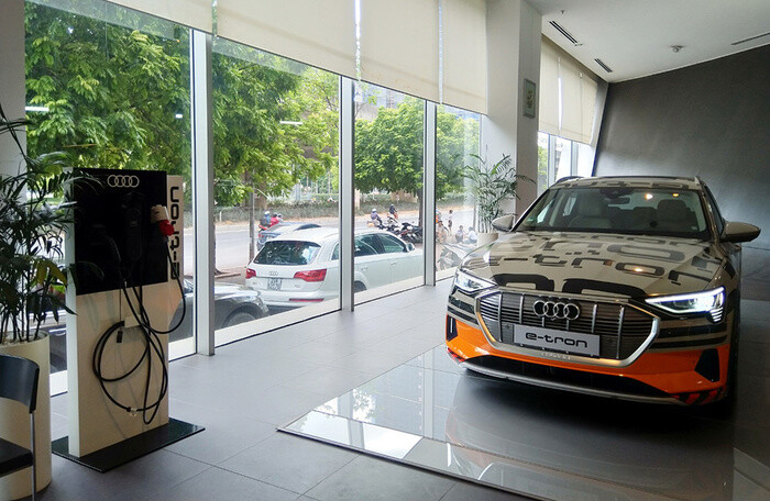 'Chạm mặt' SUV điện Audi e-tron 2019 tại Hà Nội