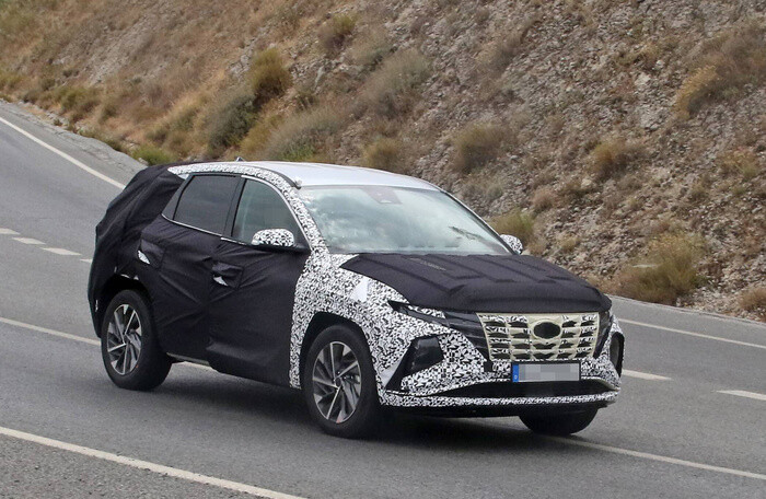 Hyundai Tucson 2021 lộ diện trên đường thử