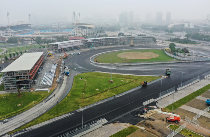 'Tăng tốc' thi công đường đua F1 Hà Nội, liệu có kịp tiến độ?