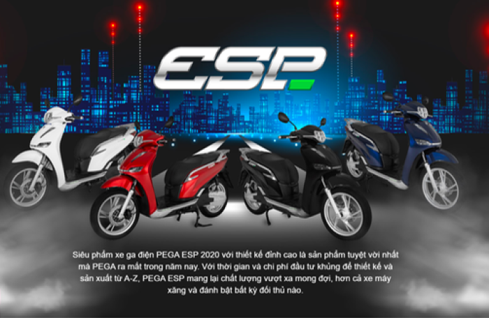 Pega bất ngờ đổi tên xe máy điện eSH thành ESP sau khi bị Honda dọa kiện