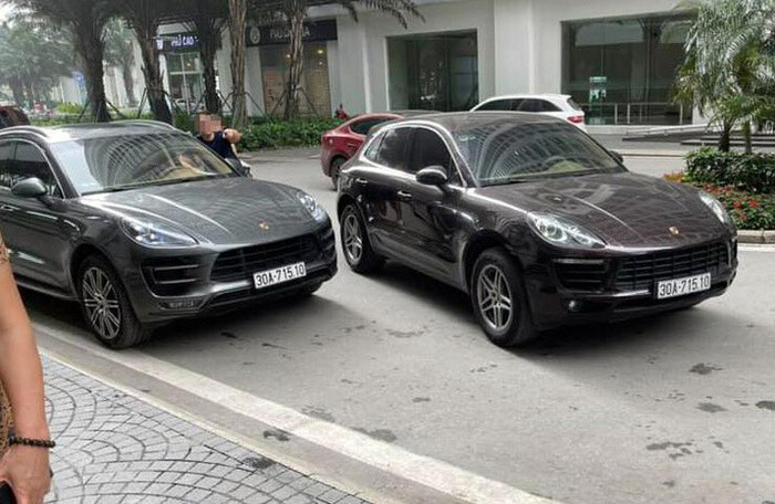Xe sang Porsche chung biển số ‘chạm mặt’ tại Hà Nội