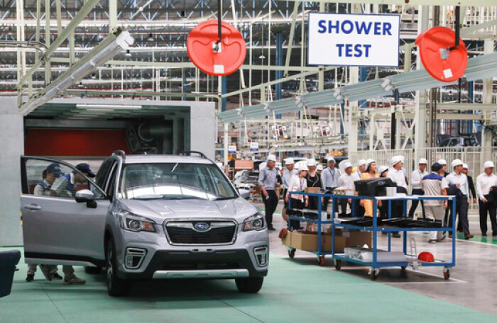 Subaru đóng cửa một nhà máy ở Nhật Bản vì thiếu chip