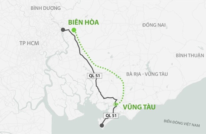 Dừng thực hiện dự án đường cao tốc Biên Hòa - Vũng Tàu theo phương thức PPP