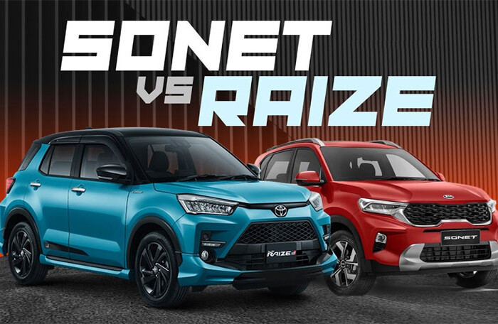 Kia Sonet vượt Toyota Raize, giữ ‘ngôi vương’ phân khúc SUV hạng A năm 2022